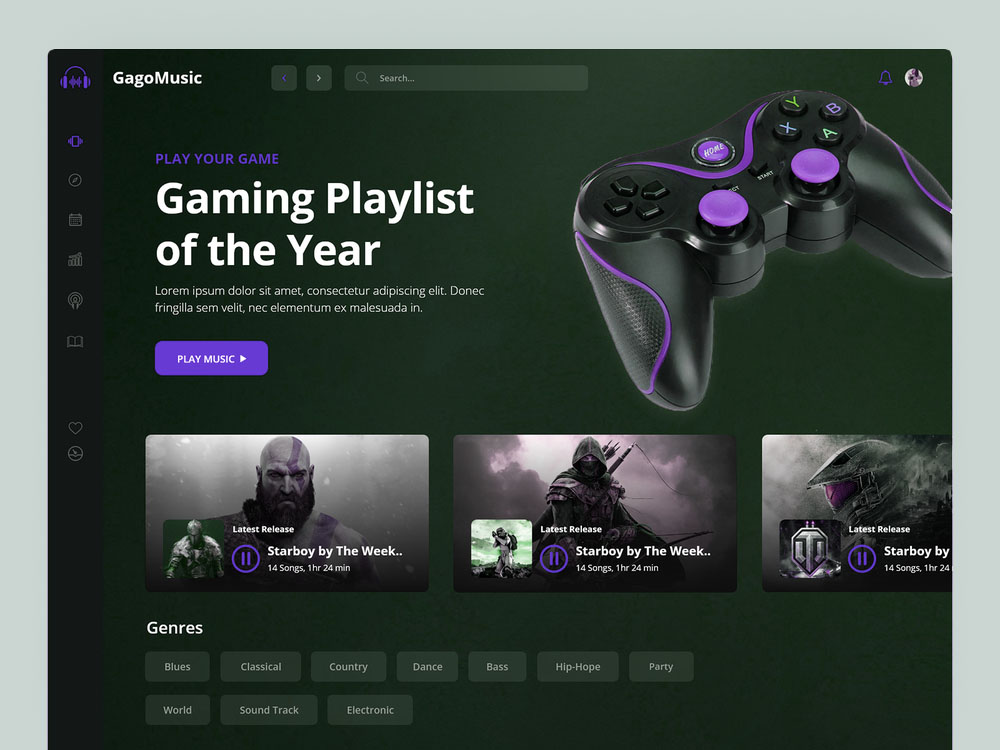 Entertainment Website
