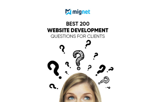 Website development questions for client